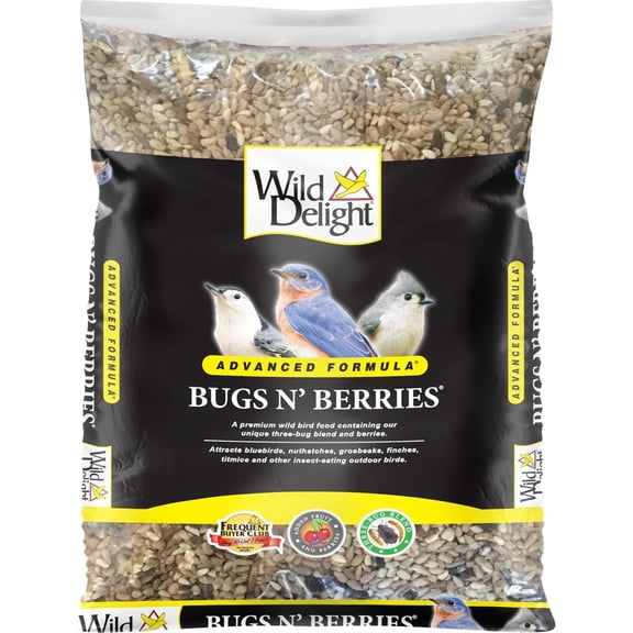 Wild Delight Advanced Formula Bugs N' Berries Wild Bird Food, 4.5 lb