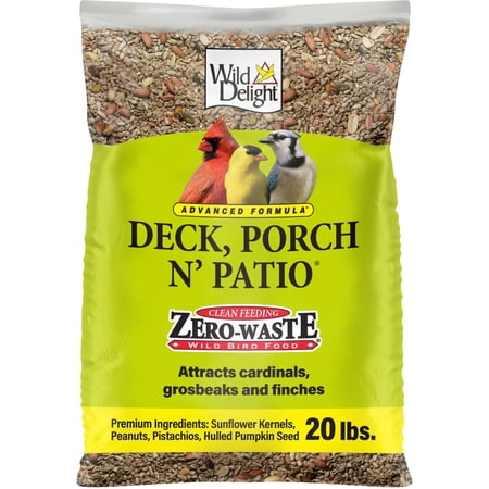 Wild Delight Advanced Formula Deck Porch N Patio Wild Bird Food 20 lb