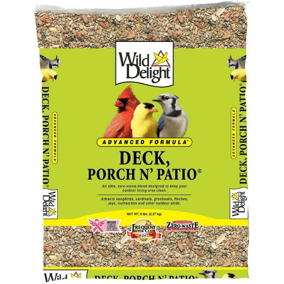 Wild Delight Advanced Formula Deck, Porch N’ Patio Bird Seed - 20lb Bag