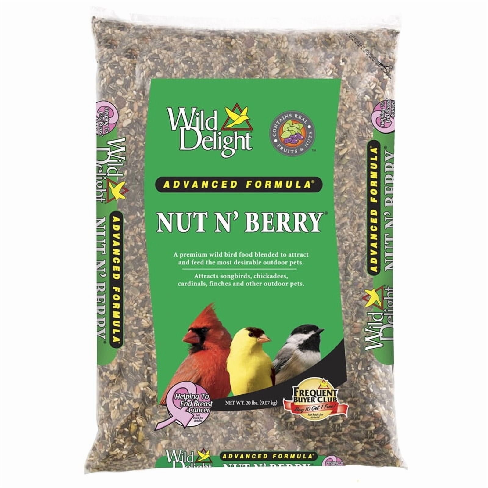 WILD DELIGHT BIRDFOOD NUT N BERRY 20# (Pack of 1)
