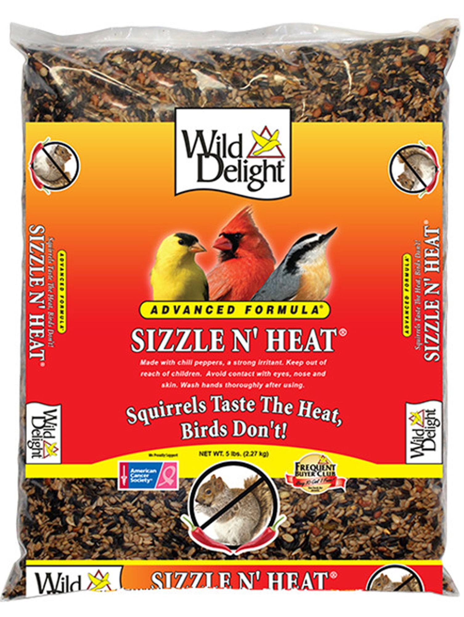 Wild Delight Advanced Formula Sizzle N' Heat Wild Bird Food, 5 lb