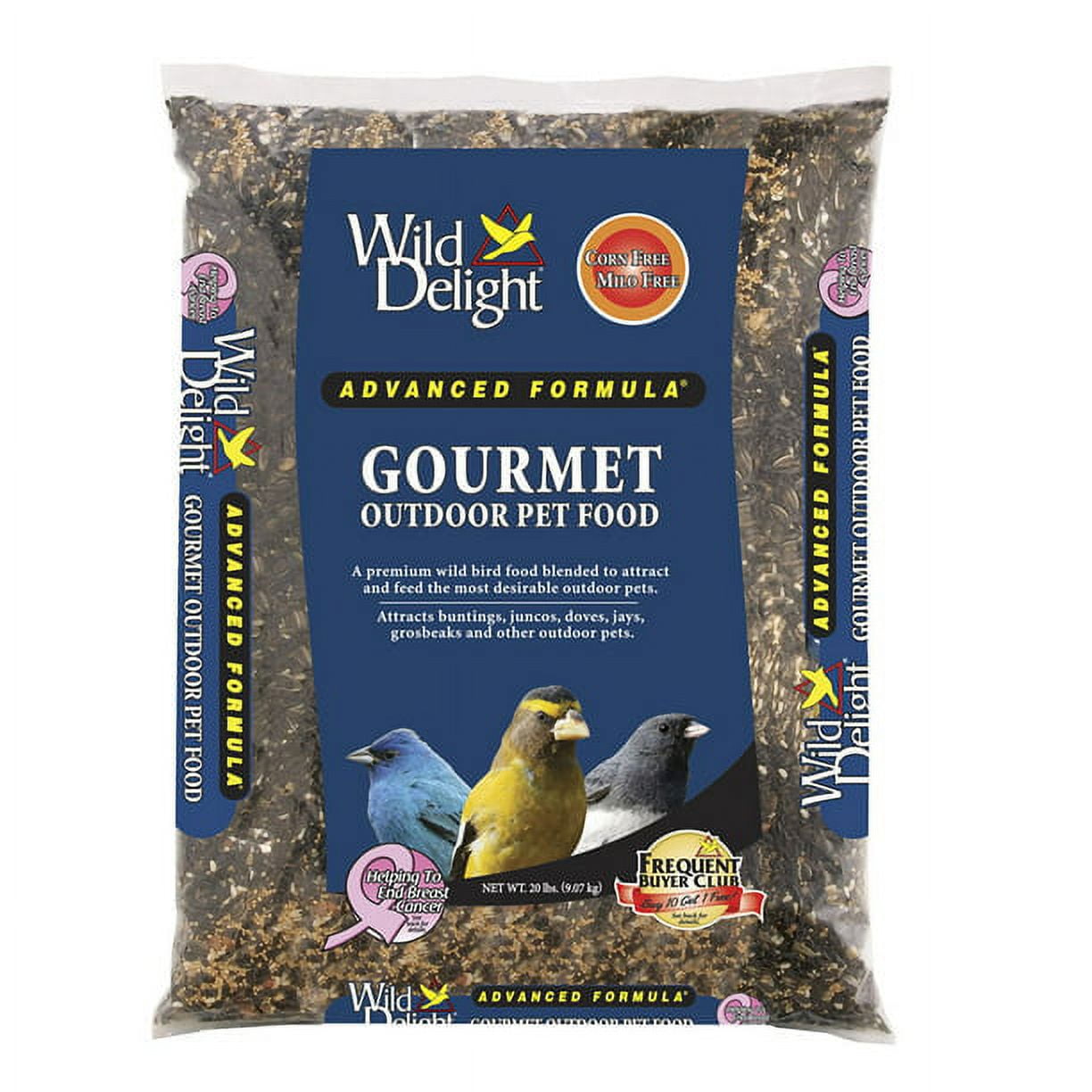 Wild Delight Gourmet Outdoor Wild Bird Food, 20lbs
