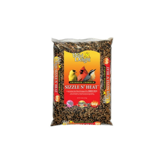 Wild Delight Sizzle N' Heat Advanced Formula Birdseed Food- 14 Pounds