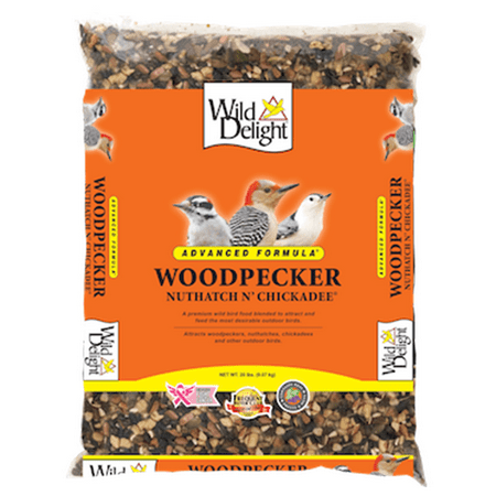Wild Delight Woodpecker, Nuthatch N' Chickadee Food, 20 Lb
