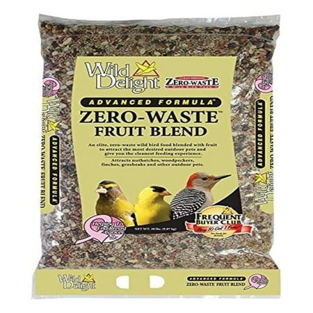 Wild Delight Zero-Waste Fruit Blend Advanced Formula Bird Food (20 Lb)