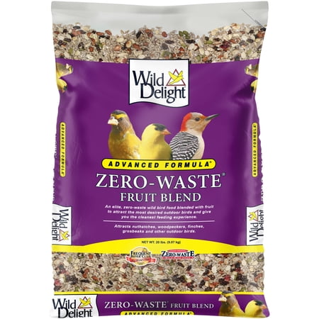Wild Delight Advanced Formula Zero Waste Fruit Blend Wild Bird Food 20 lb