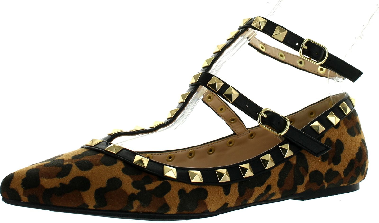 Wild diva deals studded flats