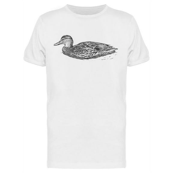 Wild Duck Sketch T-Shirt Men -Image by Shutterstock, Male Small