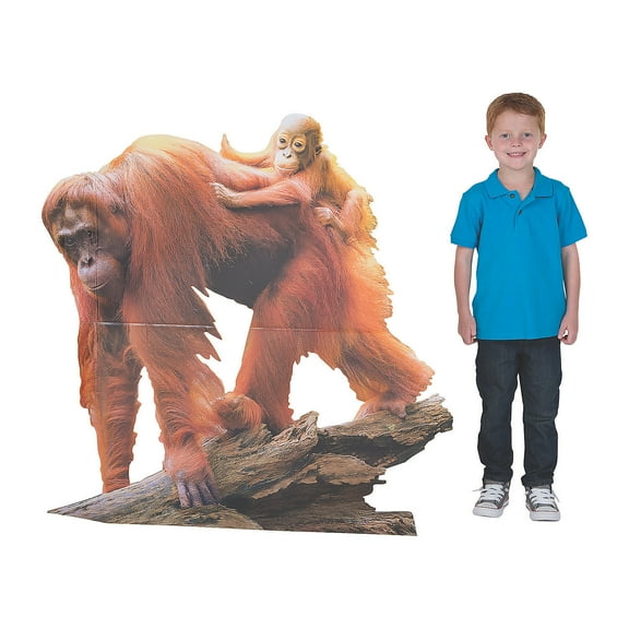 Wild Encounters Vbs Orangutan Stand Up - Party Decor - 1 Piece