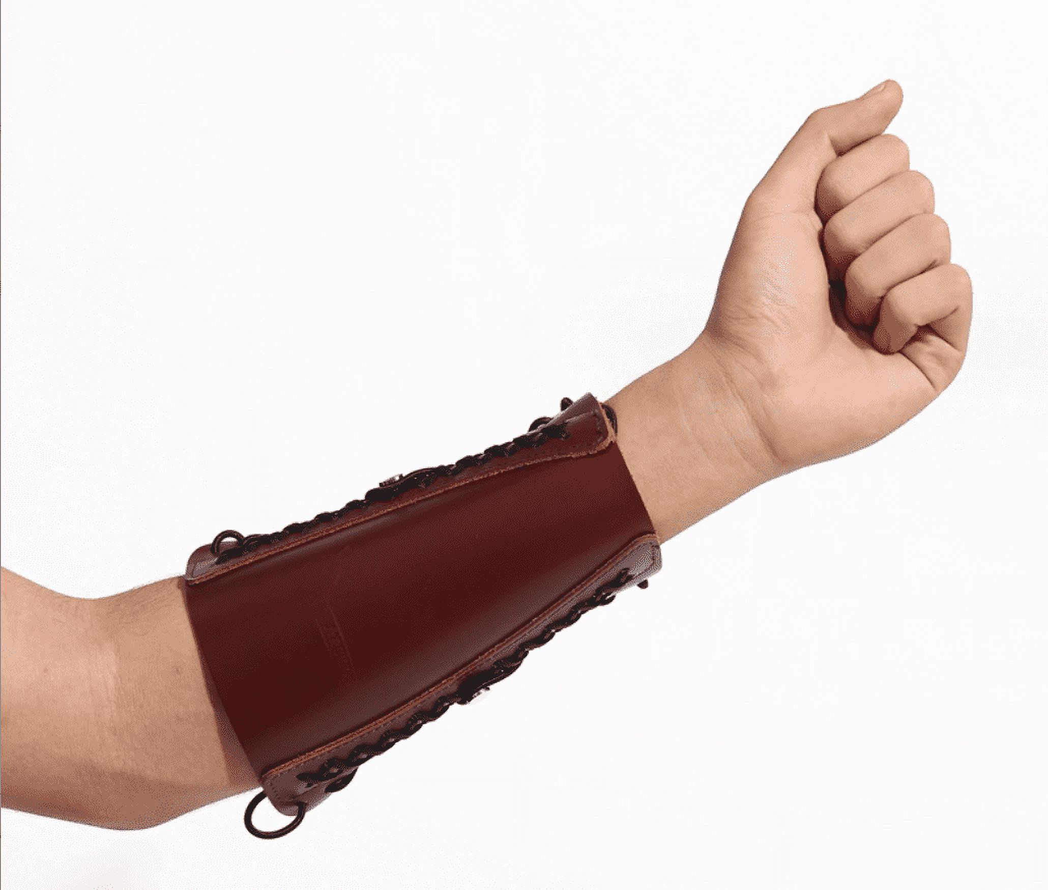 Wild & Escape Archery Arm Guard, Archery Bracer/Archery Cowhide Leather