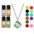 thumbnail image 1 of Wild Essentials Happy Frog Essential Oil Diffuser Necklace Gift Set Includes Aromatherapy Pendant, 24" Stainless Steel Chain, Refill Pads and 100% Pure Oils (Lavender, Lemongrass, Orange, Peppermint), 1 of 6