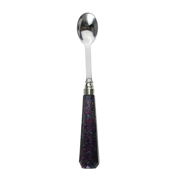 Wild Eye 9.5" Multi-color Glitter and Silver Stainless Steel Mixing Cocktail Bar Spoon