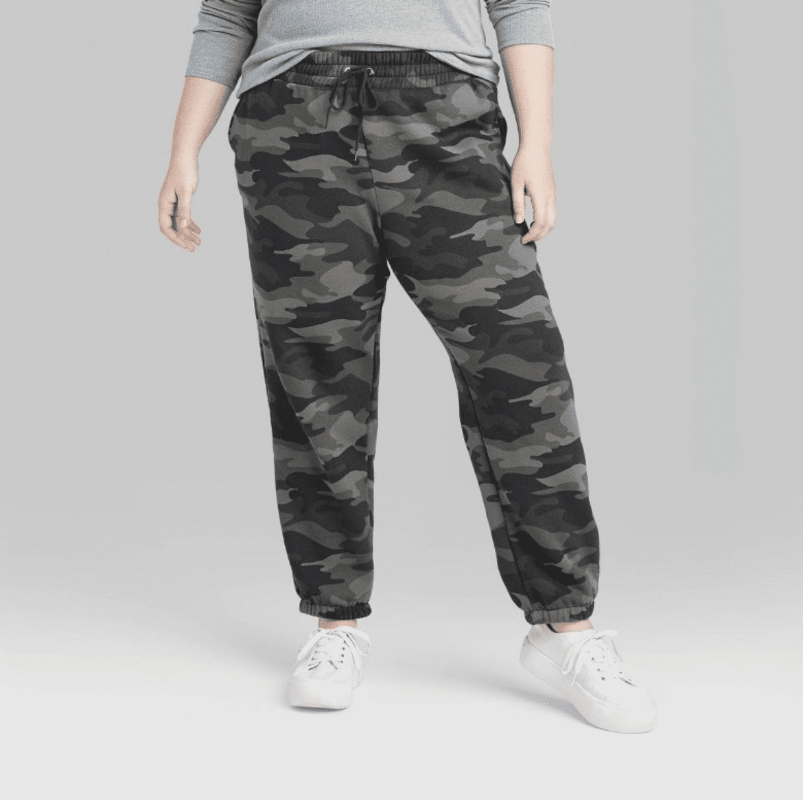 Wild Fable Women's XS Camo Print High-Rise Vintage Jogger Sweatpants -  Walmart.com