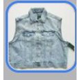 thumbnail image 1 of Wild Fable Ladies Jean Jacket Vest, Size XXL, 1 of 4