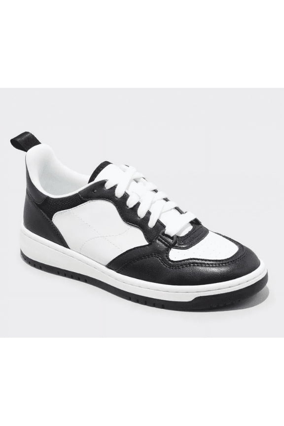 Women's Black Netty Fashion Sneakers with Memory Foam Insole 7.5