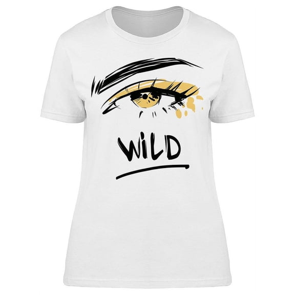 Wild Female Eye T-Shirt Women -Image by Shutterstock, Female Medium