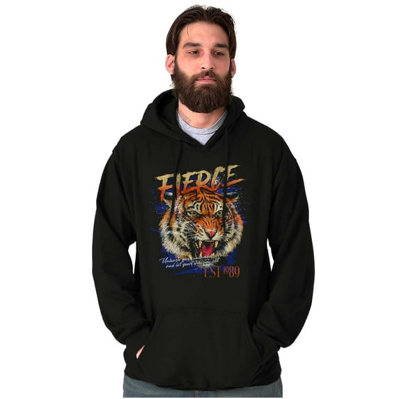 Wild Fierce Untamed Tiger Spirit Hoodie Sweatshirt Women Men Brisco Brands S