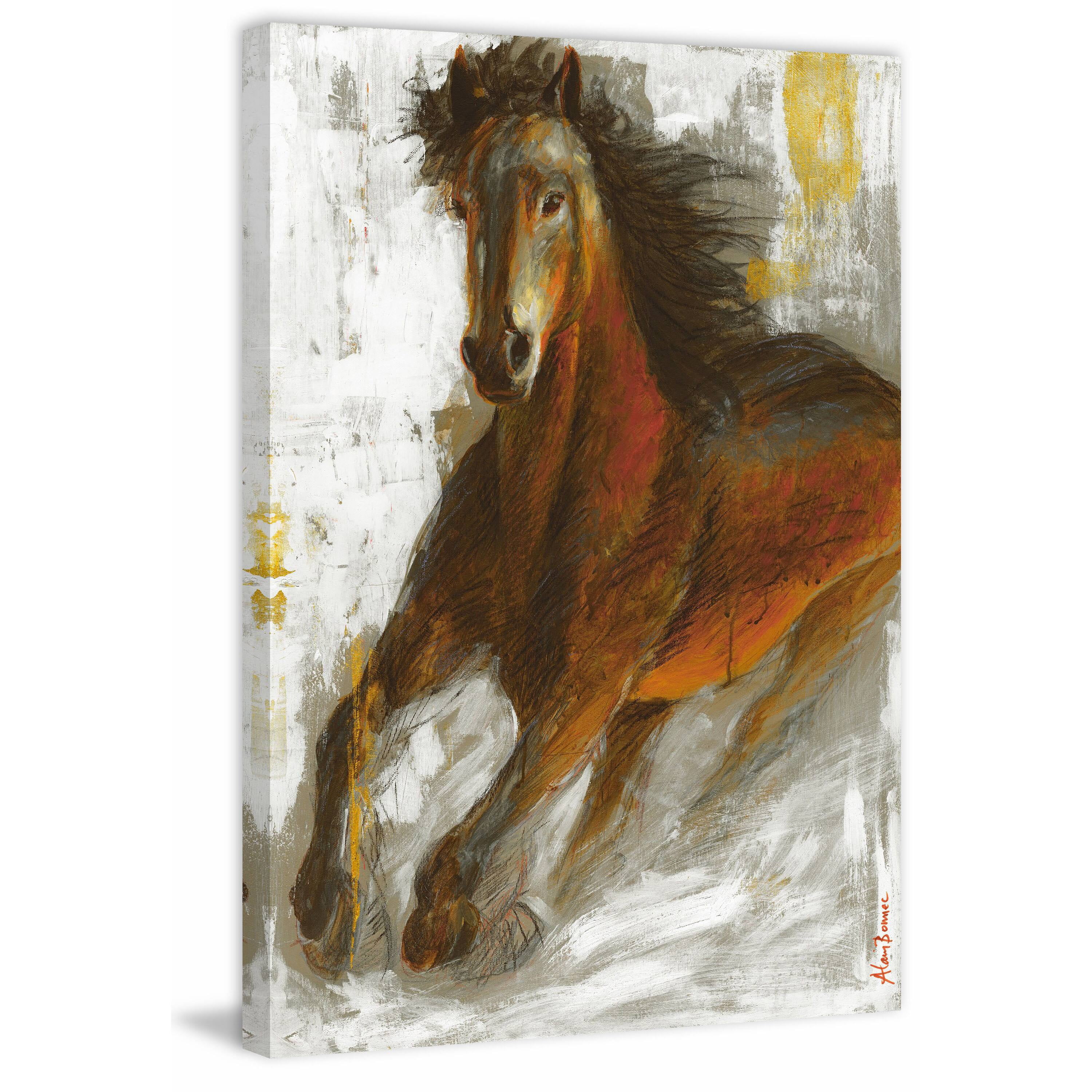 "Wild Fire" Painting Print on Wrapped Canvas
