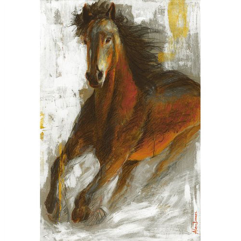 "Wild Fire" Painting Print on Wrapped Canvas