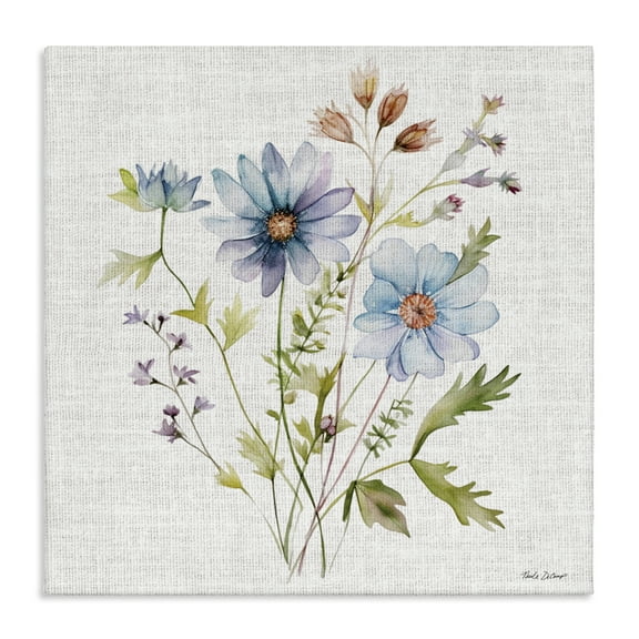 Stupell Industries Wild Floral Botanical Bundle Canvas Wall Art, design by Nicole DeCamp