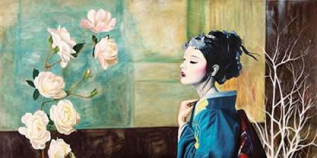 Wild Flower Canvas Art - Pierre Benson (10 x 20)