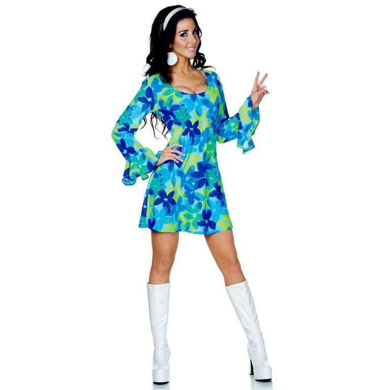 Wild Flower Child 60s Costume for Women - Extra Large