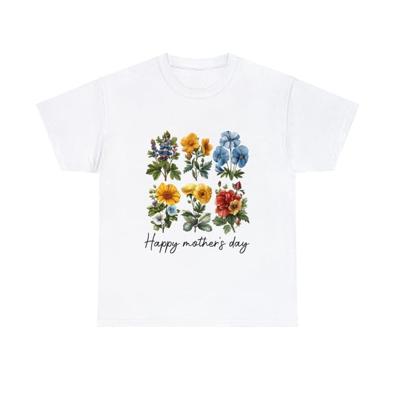 Wild Flower Happy Mother's Day Shirt, Flower Mama Shirt ID-0229-8NQR