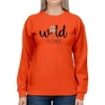 thumbnail image 1 of Wild Flower Single Daisy Sweatshirt Women -Image by Shutterstock, Female Medium, 1 of 4