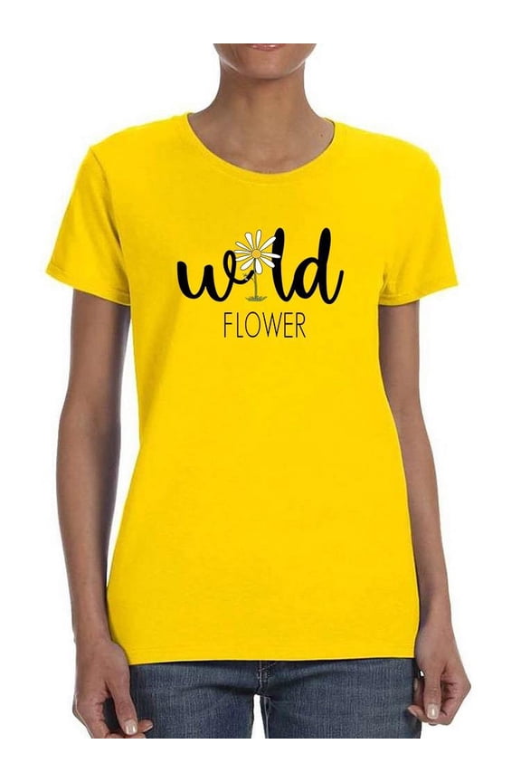 Wild Flower Single Daisy T-Shirt Women -Image by Shutterstock, Female XX-Large