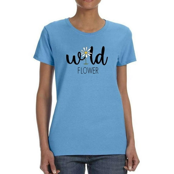 Wild Flower Single Daisy T-Shirt Women -Image by Shutterstock, Female x-Large