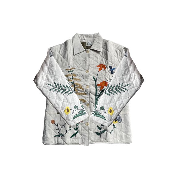Wild Flower Themed Cotton Jacket | Soft Cotton Filled, Reversible, Comfortable and Stylish Jacket