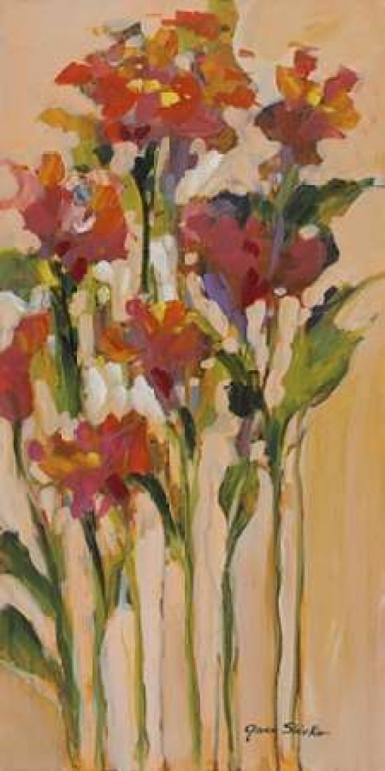 Wild Flowers I Canvas Art - Jane Slivka (10 x 20)