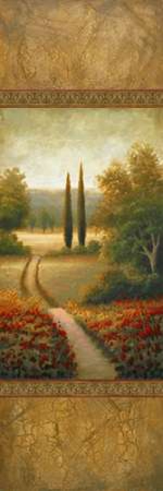 Wild Flowers In June Canvas Art - Michael Marcon (12 x 36)