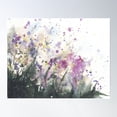 thumbnail image 1 of Wild Flowers Poster Wall Art, Modern Wall Decor For Living Room Bedroom, 16x24 UNFRAMED, 1 of 3
