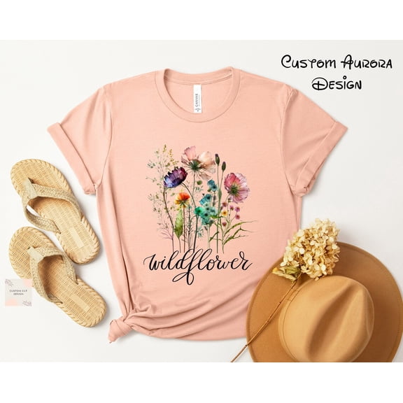 Wild Flowers Shirt, Flower Shirt, Floral Shirt, Botanical Shirt, Wildflower Tshirt, Nature Lover Shirt, Flowers Love, Flover Tee, Floral Graphic Tee All Size S-5Xl