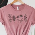 thumbnail image 1 of Wild Flowers Shirt, Wildflower Tshirt, Floral Shirt, Botanical Shirt, Flower Shirt, Nature Lover Shirt, Ladies Shirts, Womens Tees, Flover Tee Unisex S-5XL Hot Trending Shirt, Vintage Birthday Gift, 1 of 2