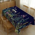 thumbnail image 1 of Wild Flowers Tablecloths Floral Polyester Rectangle Table Cloth Washable Seasonal Tabletop for Kitchen Dinning Party Outdoor Picnic 60 x 84 Inch Tablecloths, 1 of 7
