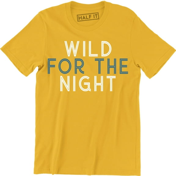 Wild For The Night Bachelor Booze Cruise Party Night Drinking Men's T-Shirt