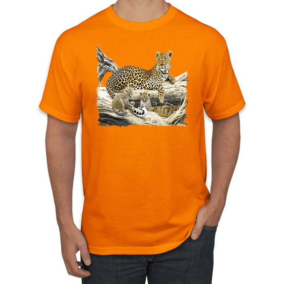 Wild Forest Spotted Cheetah Family Animal Lover Graphic T-Shirt
