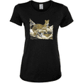 thumbnail image 1 of Wild Forest Spotted Cheetah Family Animal Lover Womens Graphic T-Shirt, 1 of 1