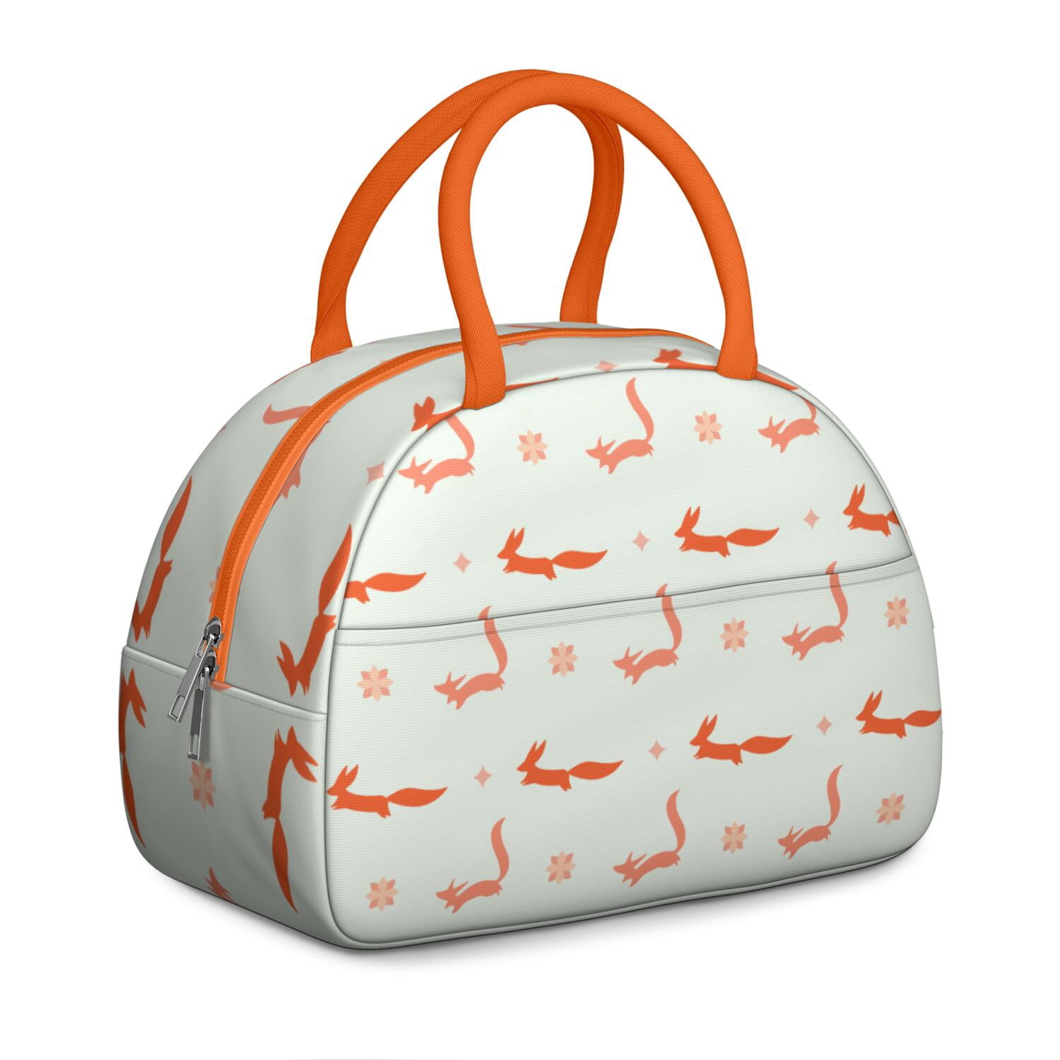 Wild Fox Lunch Box - Adorable Cartoon Fox in Night Sky & Trees Print ...