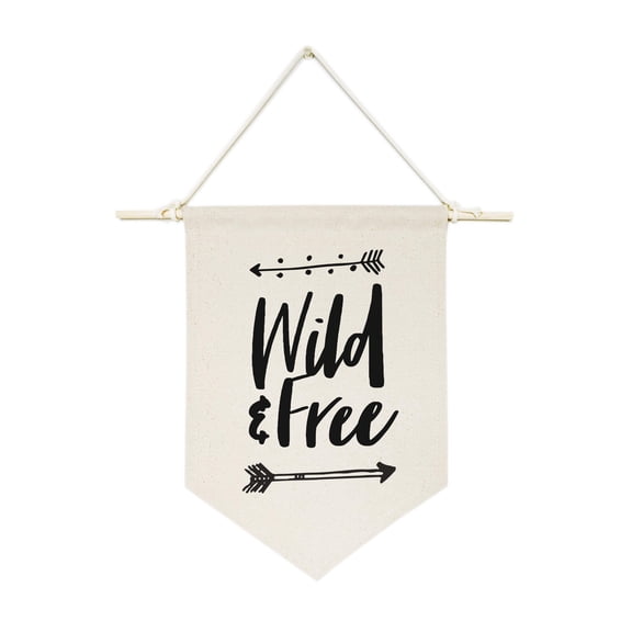 Wild & Free Hanging Wall Banner