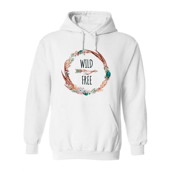 Wild, Free Hoodie Women -Image by Shutterstock, Female Large