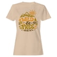 thumbnail image 1 of Wild & Free Nature Art Women's Natural T-shirt, 1 of 3