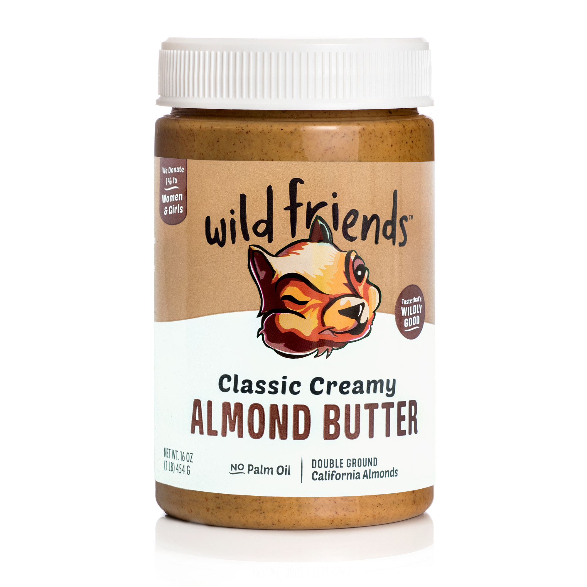 Wild Friends, Classic Creamy Almond Butter, 16 oz - image 1 of 4