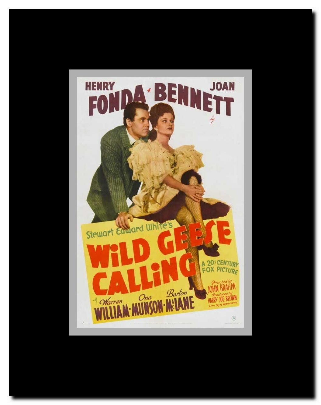 Wild Geese Calling Framed Movie Poster