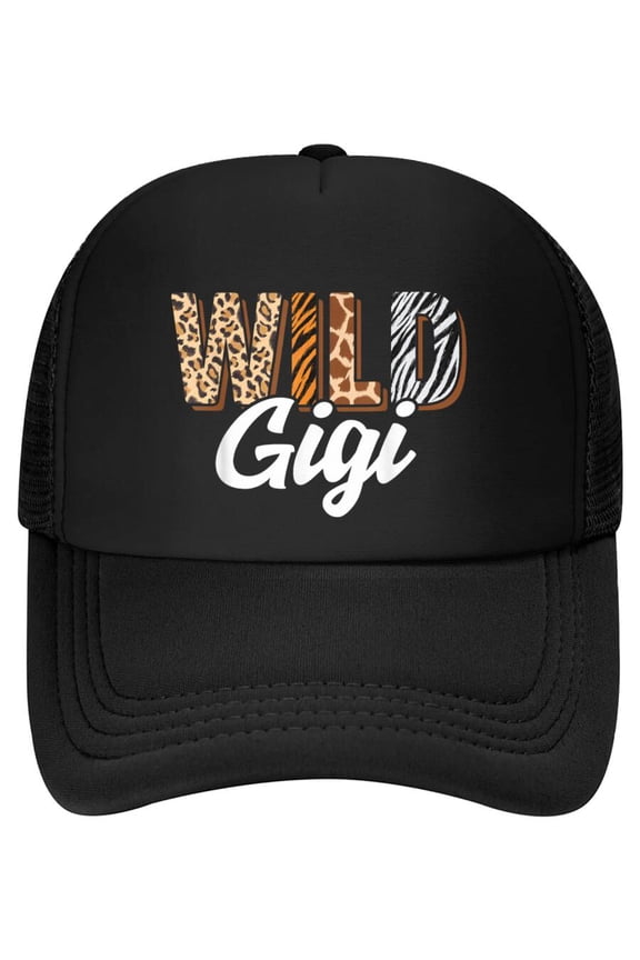 Wild Gigi Zoo Born Two be Wild B-day Safari Jungle Animal Baseball Cap