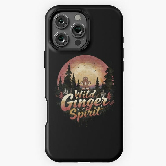 Wild Gingerbread Spirit Outdoor Phone Case for iPhone 11 12 13 14 15 16 17 Pro Max