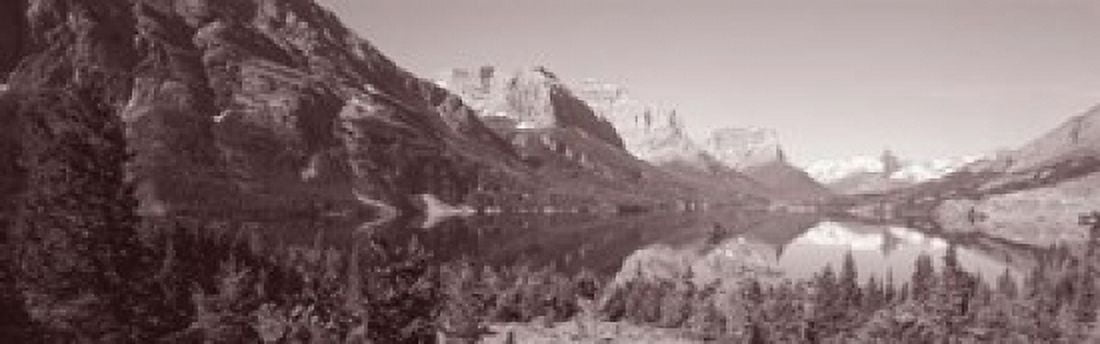 Wild Goose Island Montana Canvas Art - Panoramic Images (39 x 12)