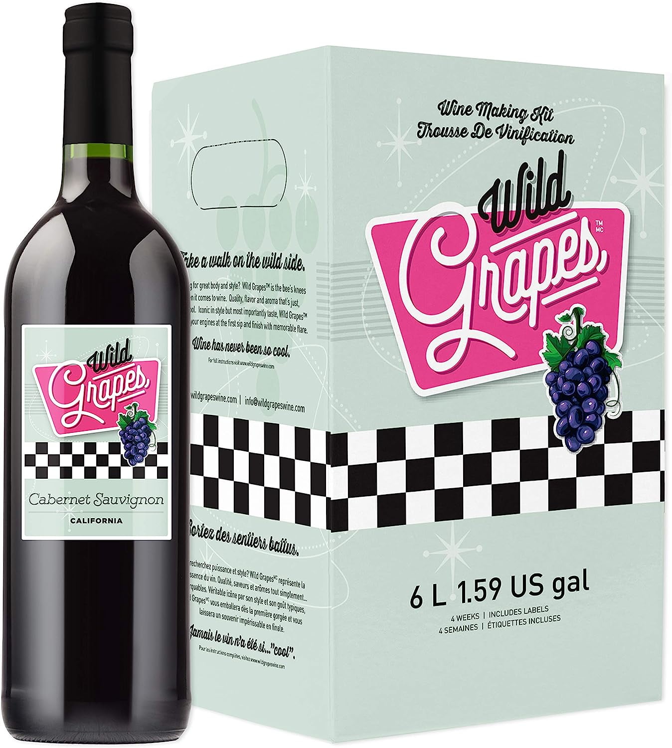 Wild Grapes Premium DIY Wine Making Kits California